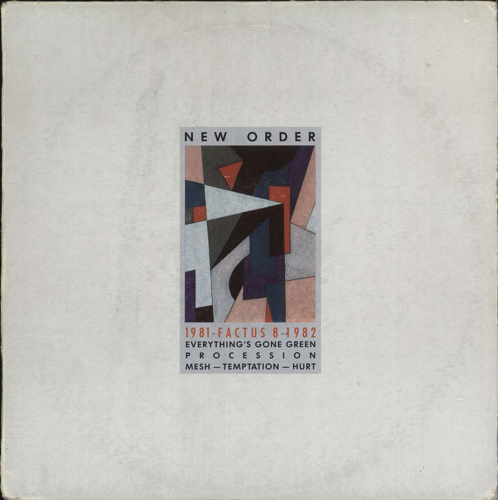 New Order 1981-1982 - EX Italian 12" vinyl single (12 inch record / Maxi-single) FACTUS8