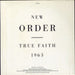 New Order True Faith - Injection Label UK 7" vinyl single (7 inch record / 45)