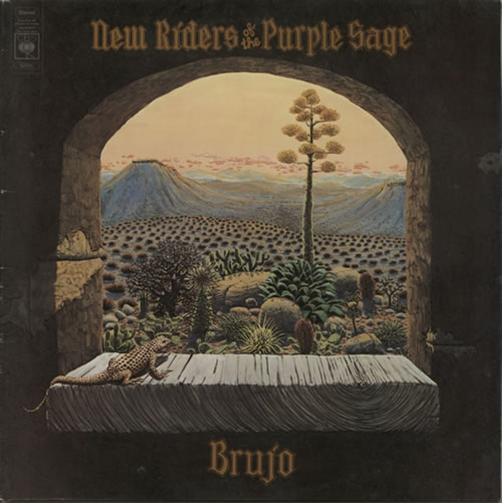 New Riders Of The Purple Sage Brujo UK vinyl LP album (LP record) CBS80405