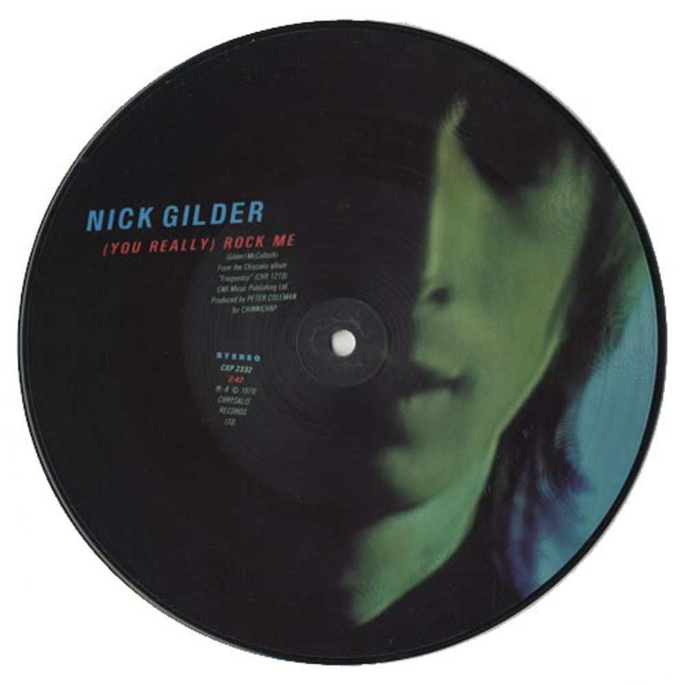 Nick Gilder (You Really) Rock Me US 7" vinyl picture disc (7 inch picture disc single) CXP2332