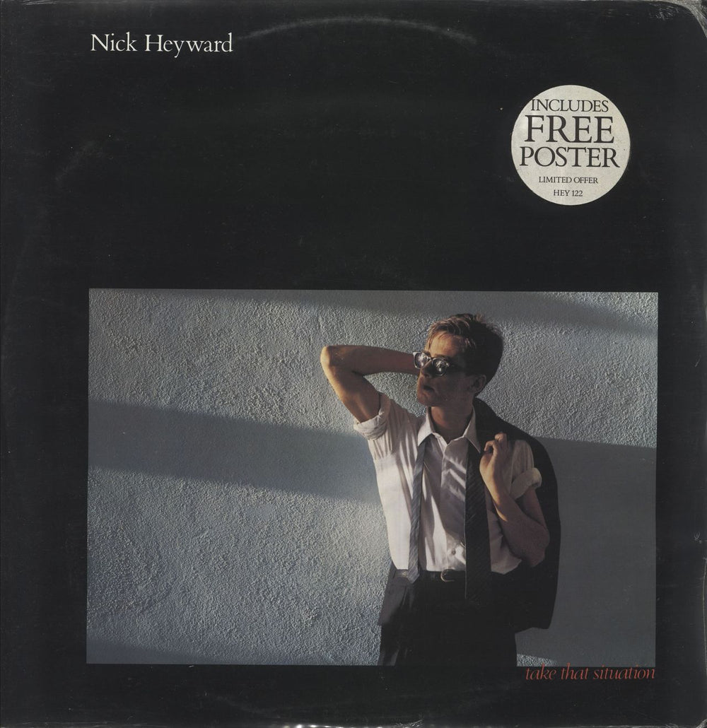 Nick Heyward Take That Situation + Poster - Sealed UK 12" vinyl single (12 inch record / Maxi-single) HEY122