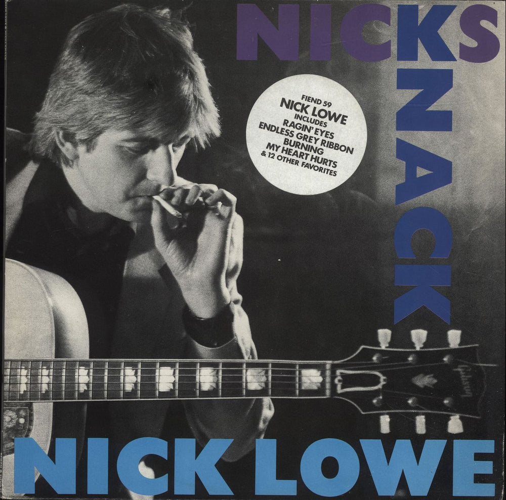 Nick Lowe Nicks Knack UK vinyl LP album (LP record) FIEND59