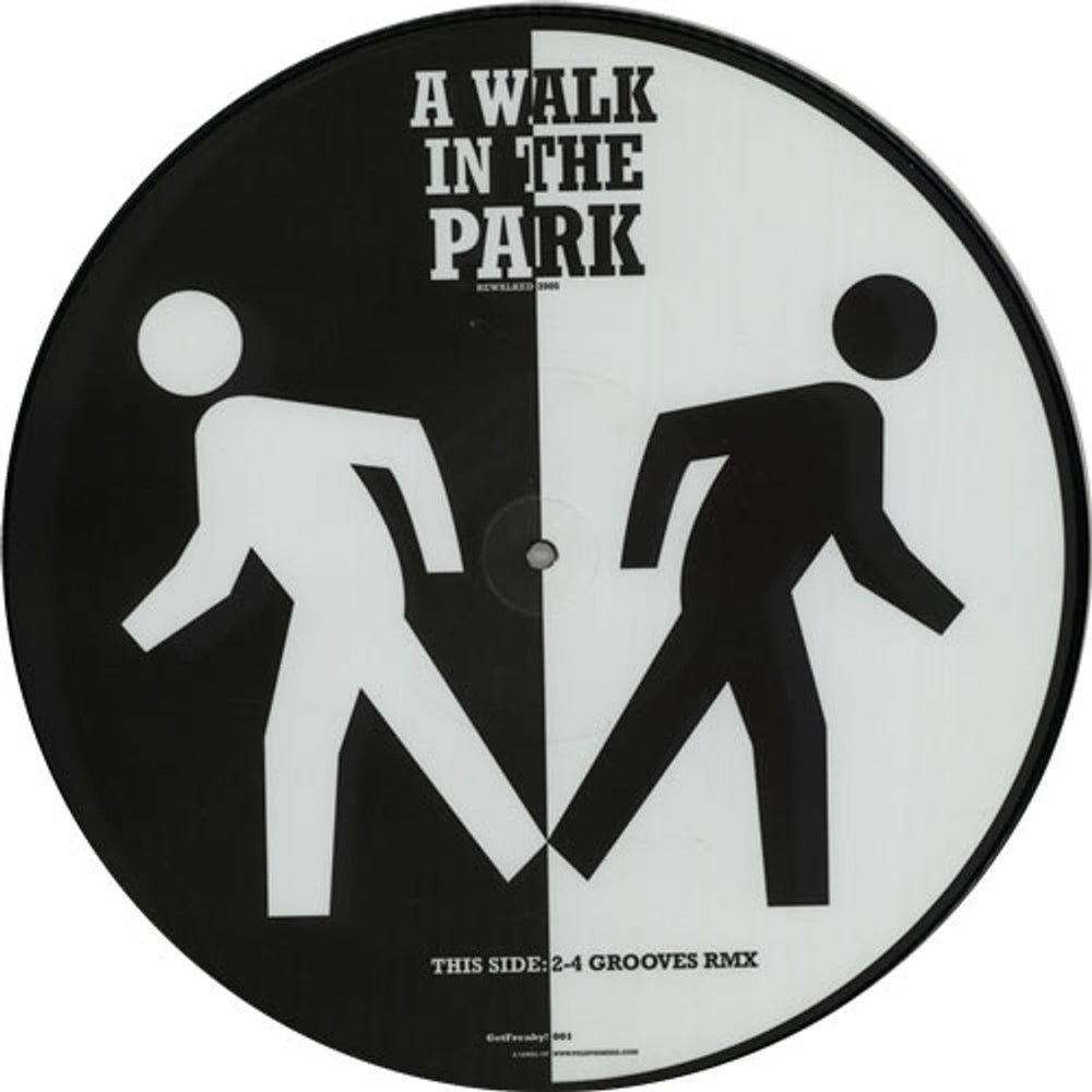 Nick Straker A Walk In The Park UK 12" vinyl picture disc (12 inch picture record) ICK2PAW642135