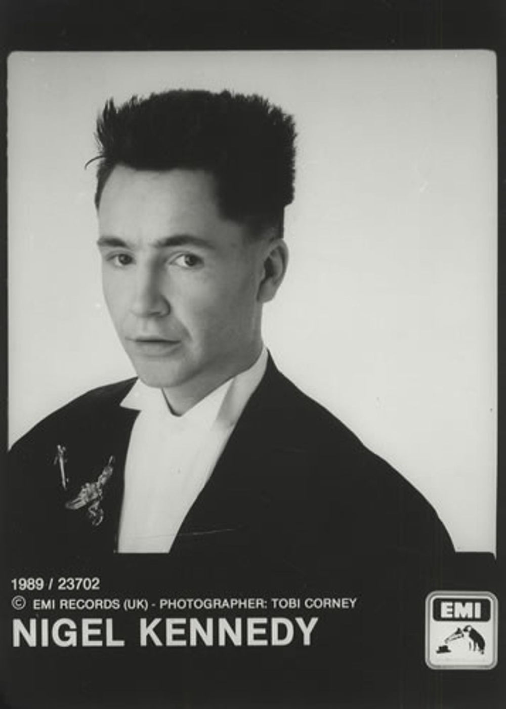 Nigel Kennedy Publicity Photographs Dutch Promo photograph PUBLICITY PHOTOS