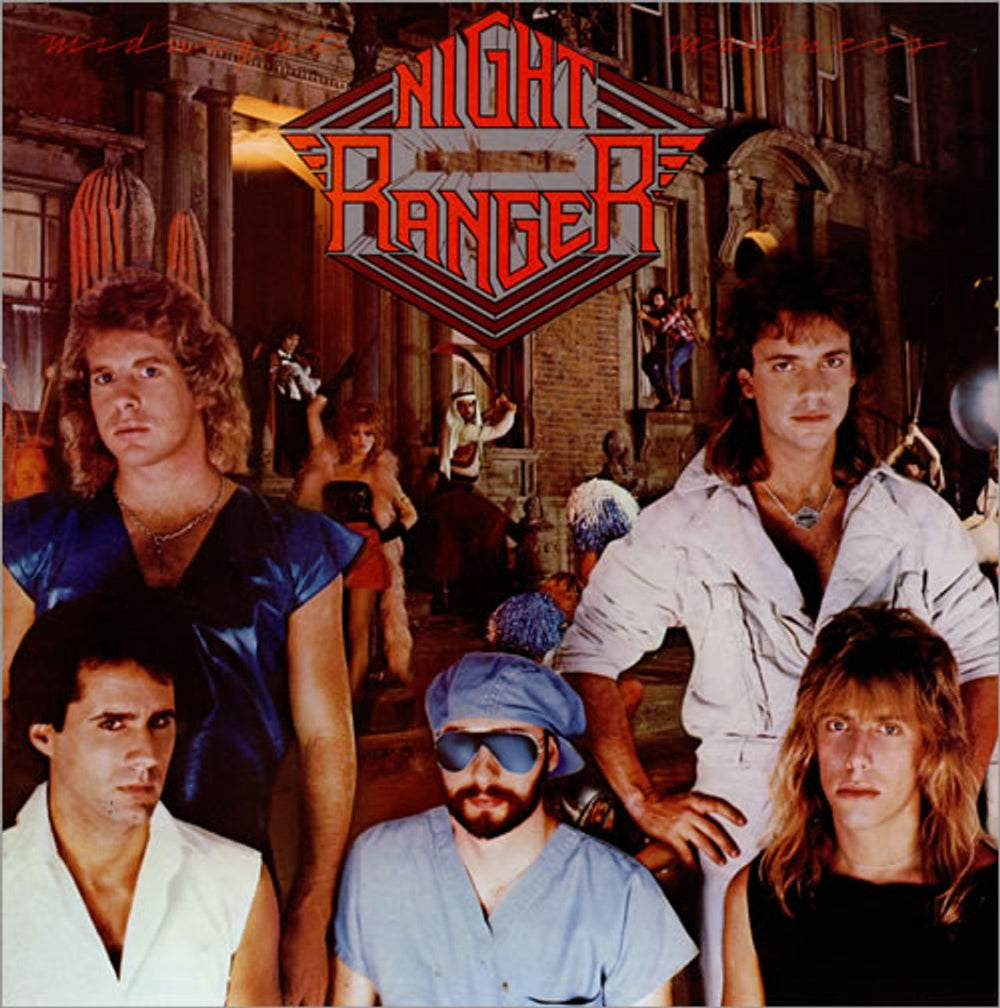 Night Ranger Midnight Madness UK vinyl LP album (LP record) MCF3209