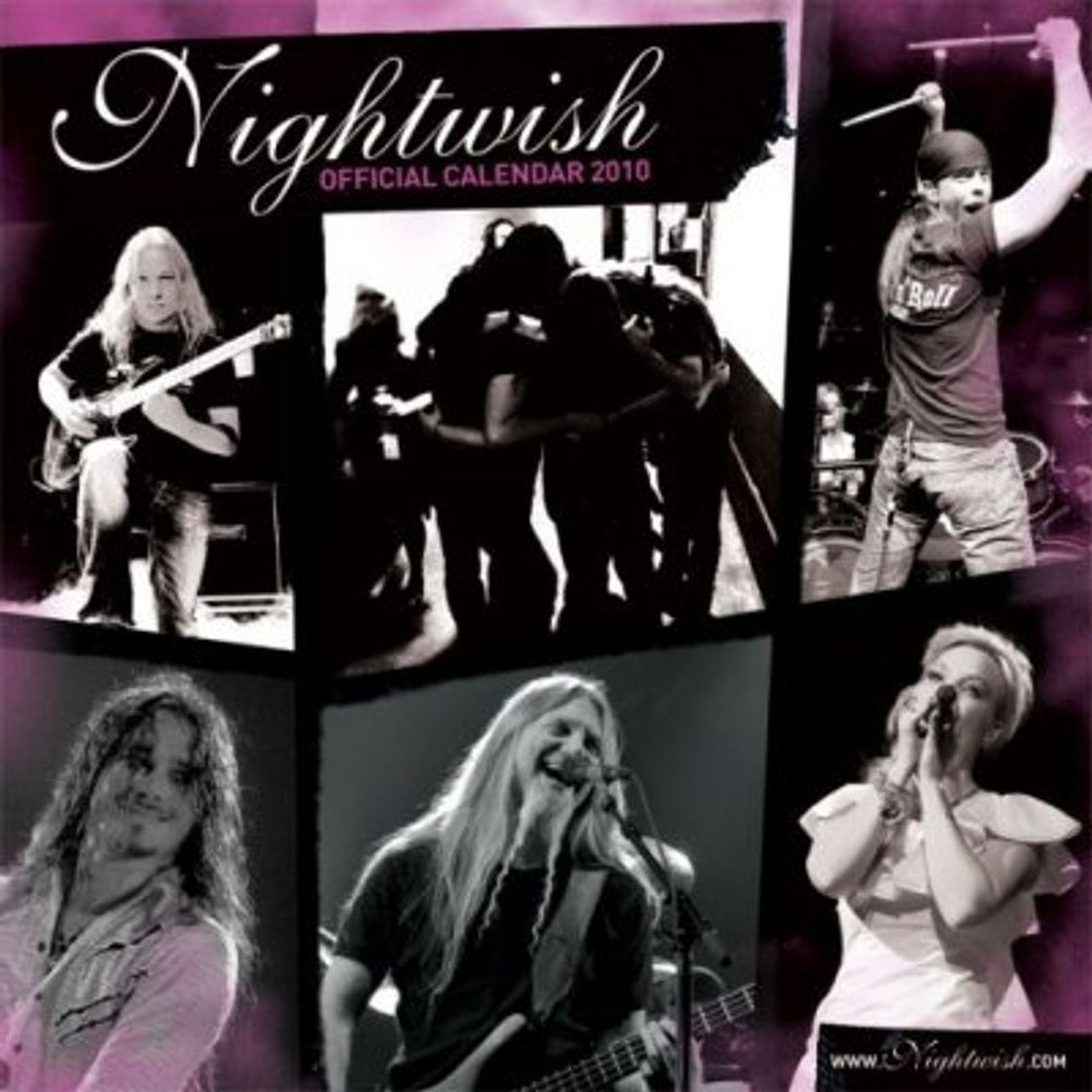 Nightwish Official Calendar 2010 UK calendar C10743