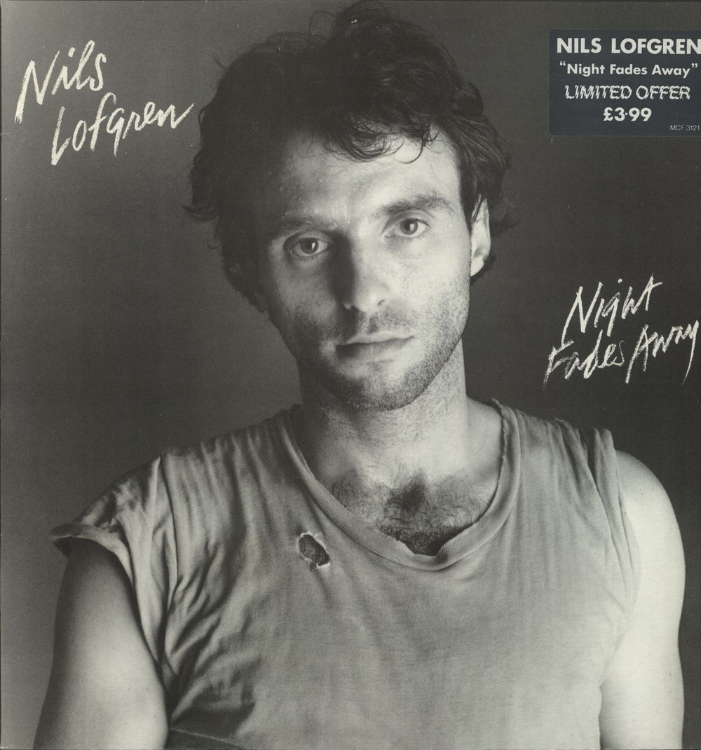 Nils Lofgren Night Fades Away - stickered p/s UK vinyl LP album (LP record) MCF3121