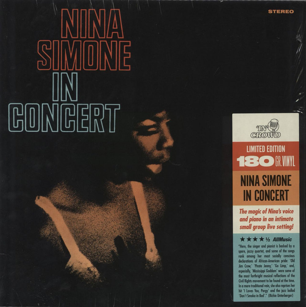 Nina Simone In Concert UK vinyl LP album (LP record) 2252004