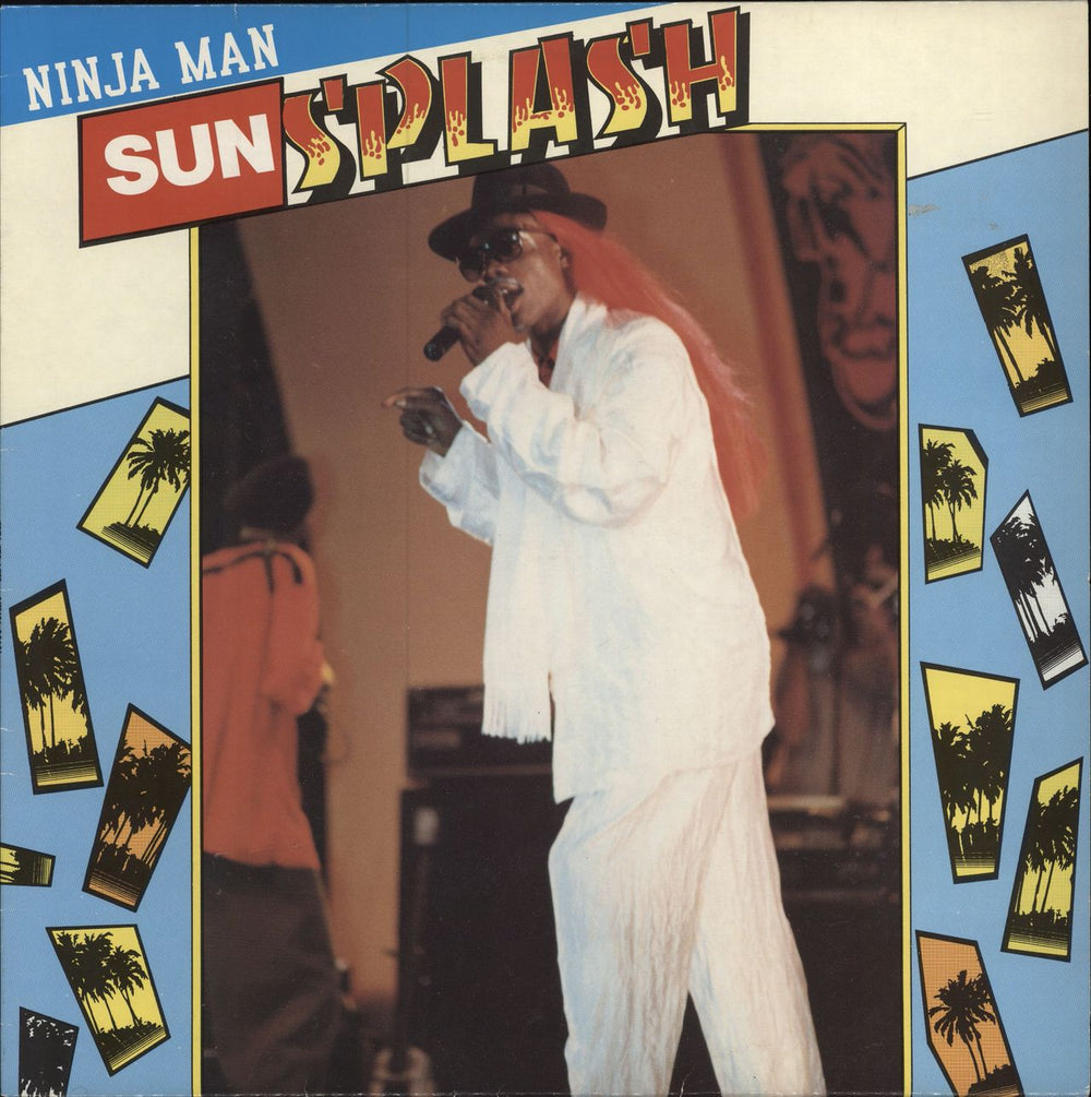 Ninjaman Sunsplash UK vinyl LP album (LP record) PICLP14