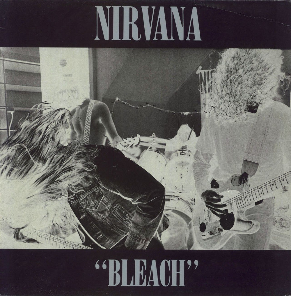 Nirvana (US) Bleach - VG UK vinyl LP album (LP record) TUPLP6