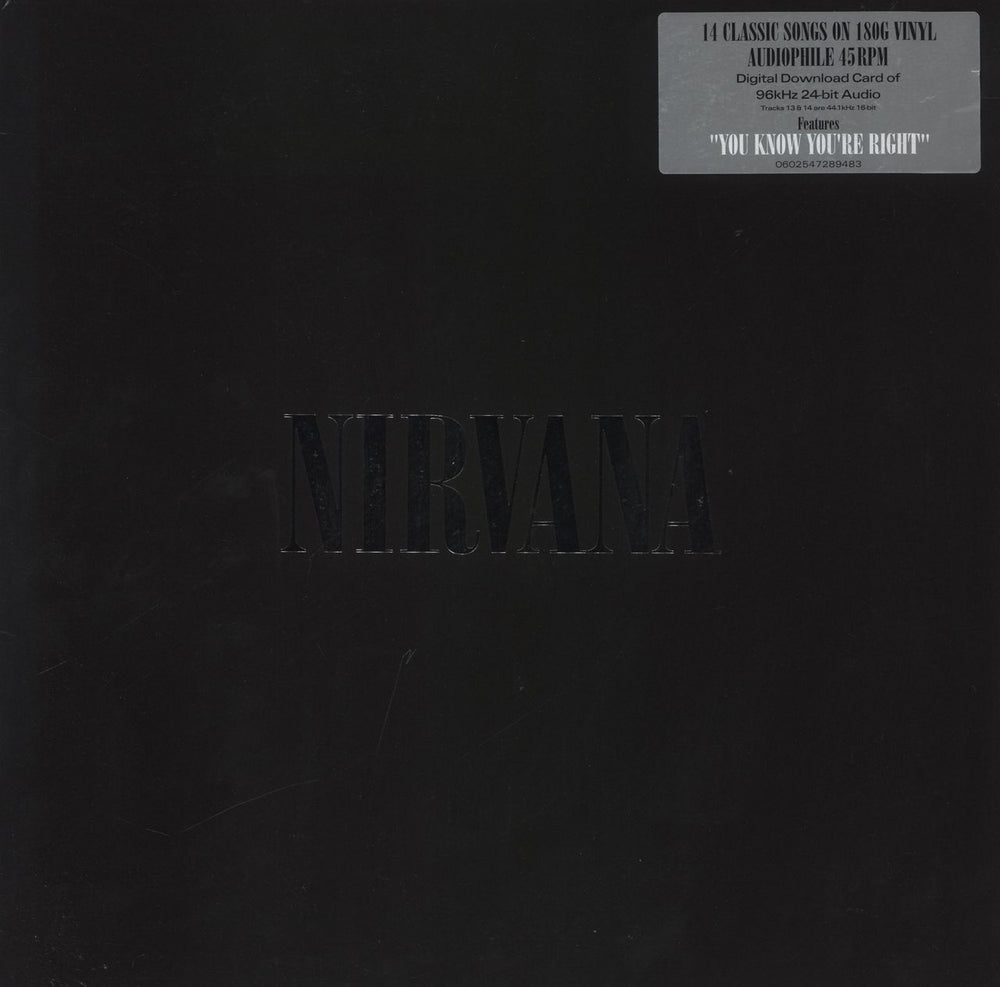 Nirvana (US) Nirvana - 180gram 45rpm UK 2-LP vinyl record set (Double LP Album) 0602547289483