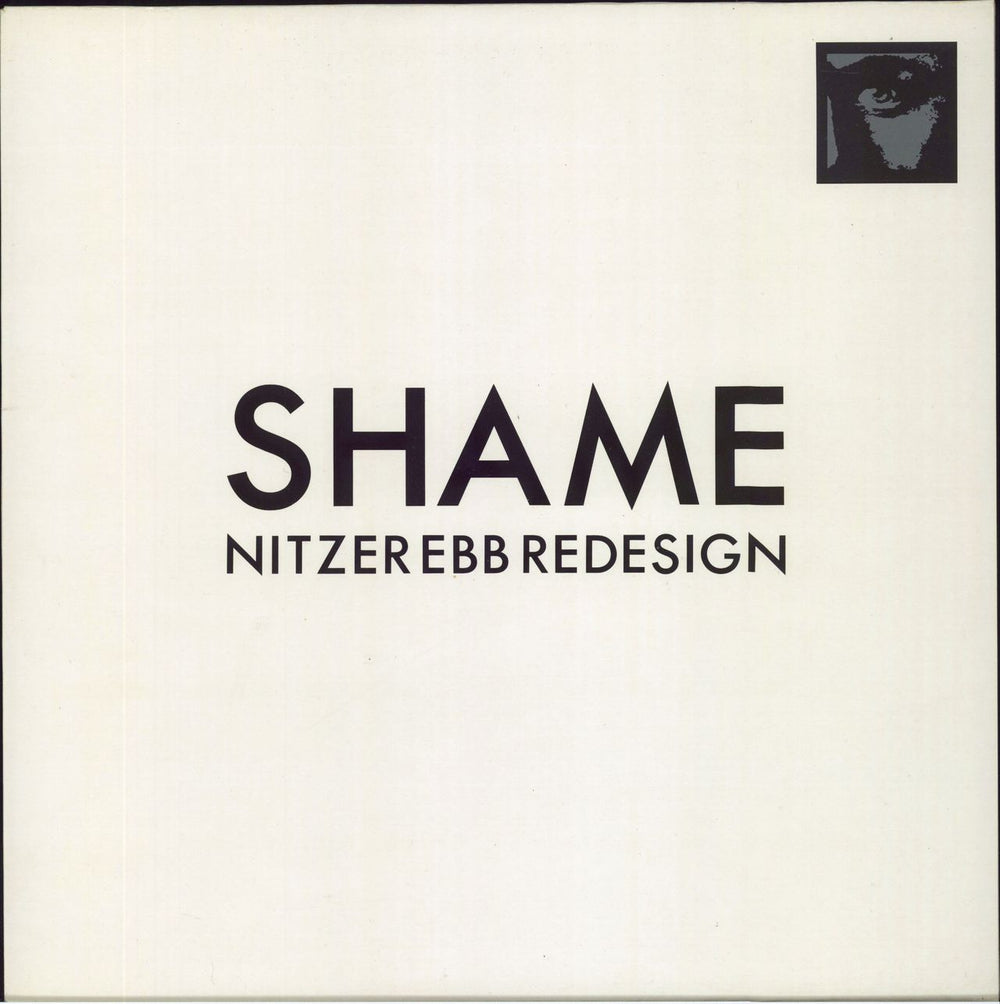 Nitzer Ebb Shame Redesign (Mix 1) + Postcard UK 12" vinyl single (12 inch record / Maxi-single) 12MUTE96