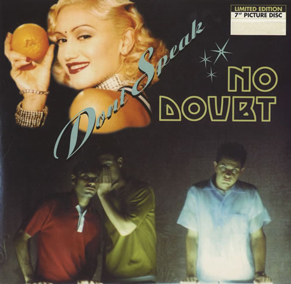 No Doubt Don't Speak UK 7" vinyl picture disc (7 inch picture disc single) INSP95515