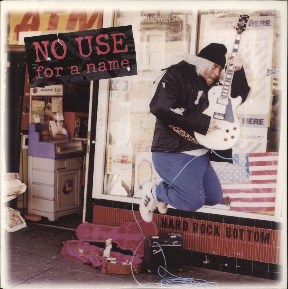 No Use For A Name Hard Rock Bottom US vinyl LP album (LP record) FAT639-1