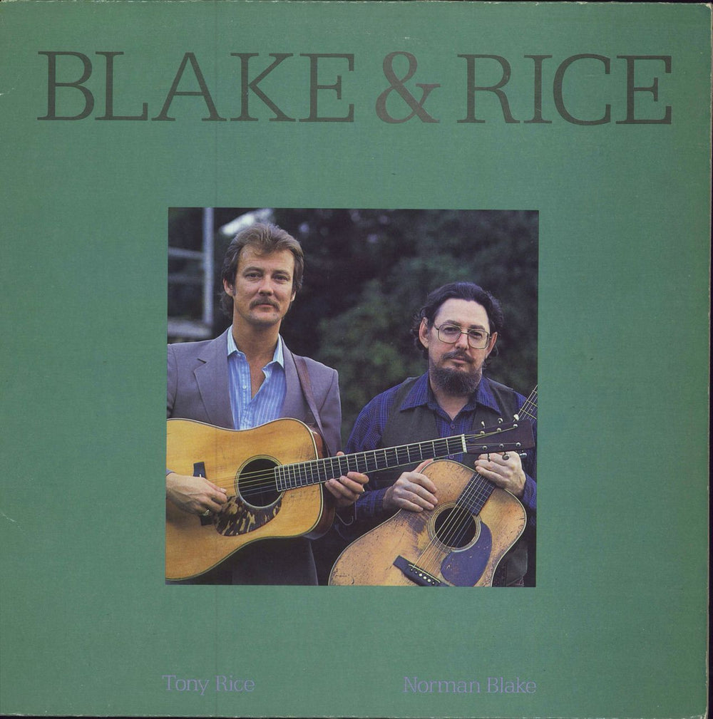 Norman Blake Blake & Rice Canadian vinyl LP album (LP record) 202