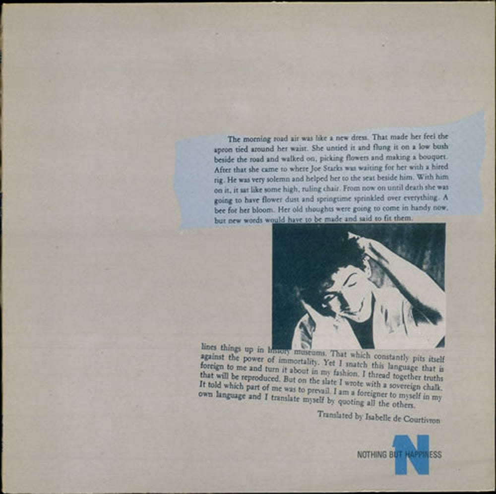 Nothing But Happiness Narcotics Day UK 12" vinyl single (12 inch record / Maxi-single) LOST1