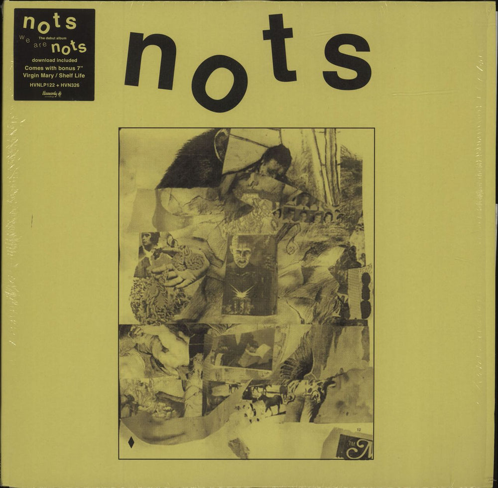 Nots We Are Nots + 7" UK vinyl LP album (LP record) HVNLP122