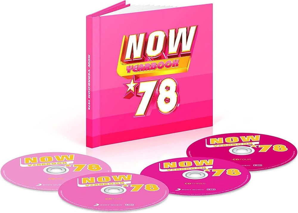 Now That's What I Call Music NOW Yearbook '78 - Deluxe Hardcover Edition - Sealed UK 4-CD album set CDYBXNOW78