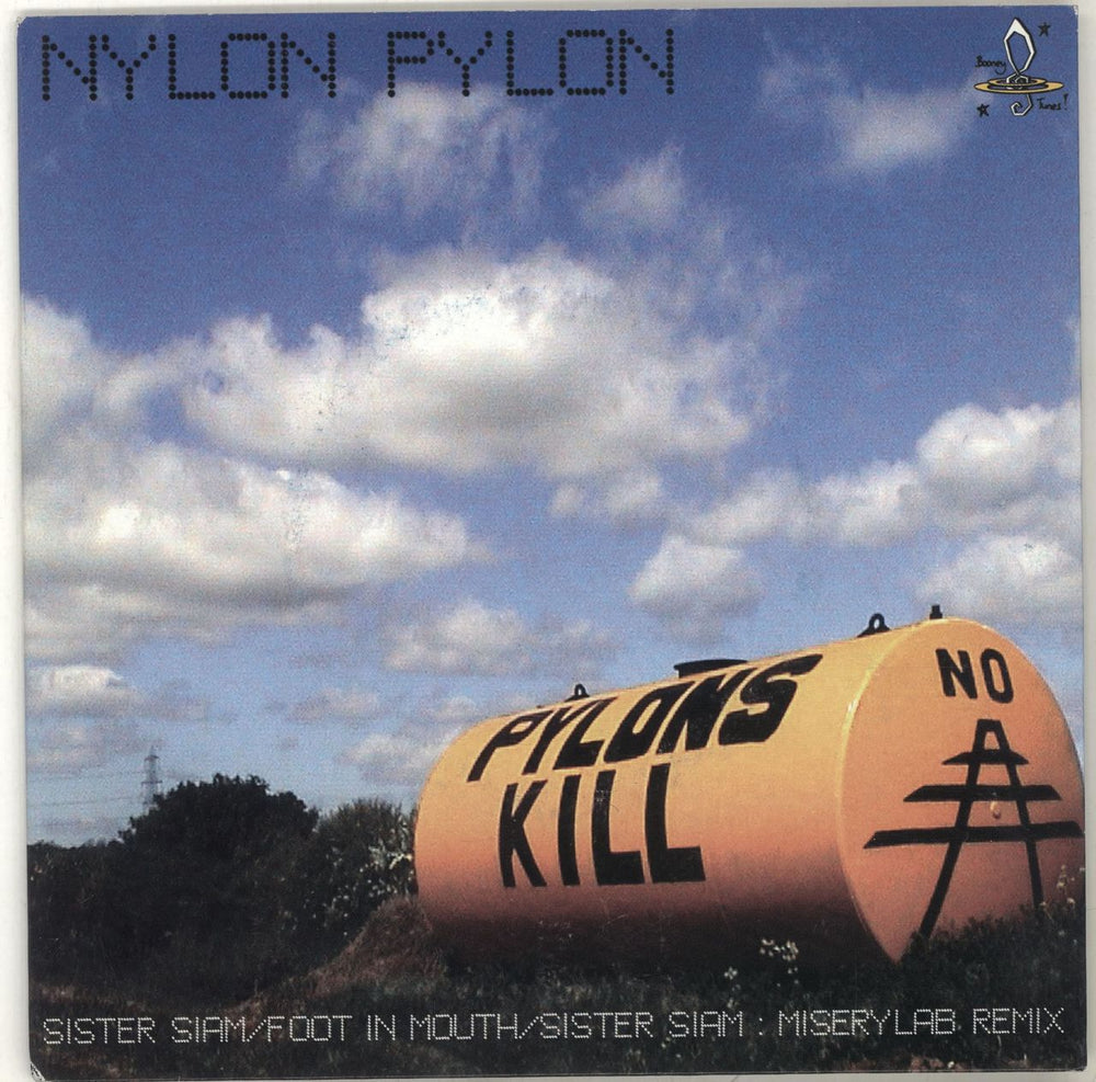 Nylon Pylon Sister Siam UK 7" vinyl single (7 inch record / 45) BOONV1