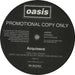 Oasis Acquiesce UK Promo 12" vinyl single (12 inch record / Maxi-single) RKID74T