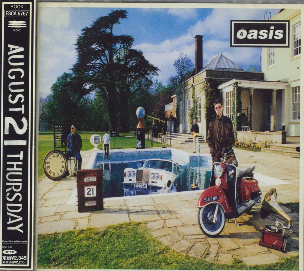 Oasis Be Here Now Japanese Promo CD album (CDLP) ESCA-6767