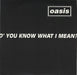 Oasis D'you Know What I Mean? - 1 Track UK Promo CD single (CD5 / 5") CCD256