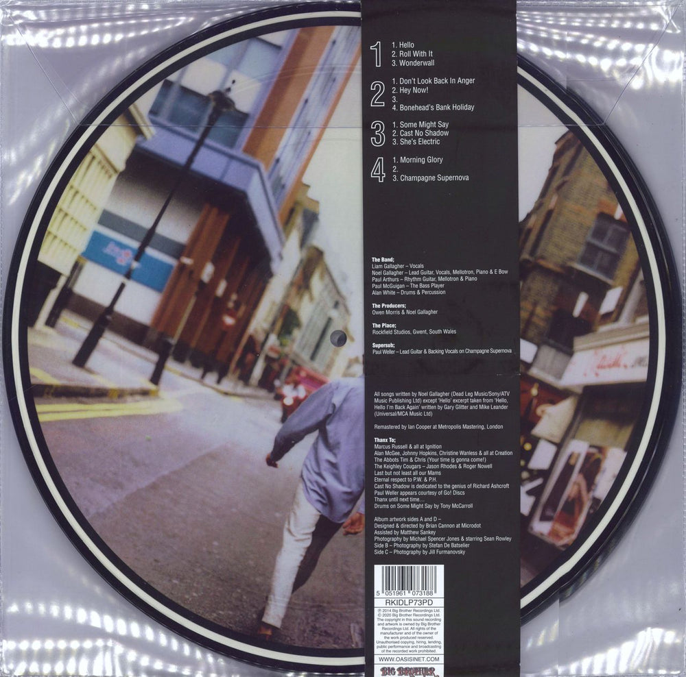 Oasis (What's The Story) Morning Glory - 25th Anniversary UK picture disc LP (vinyl picture disc album) 5051961073188