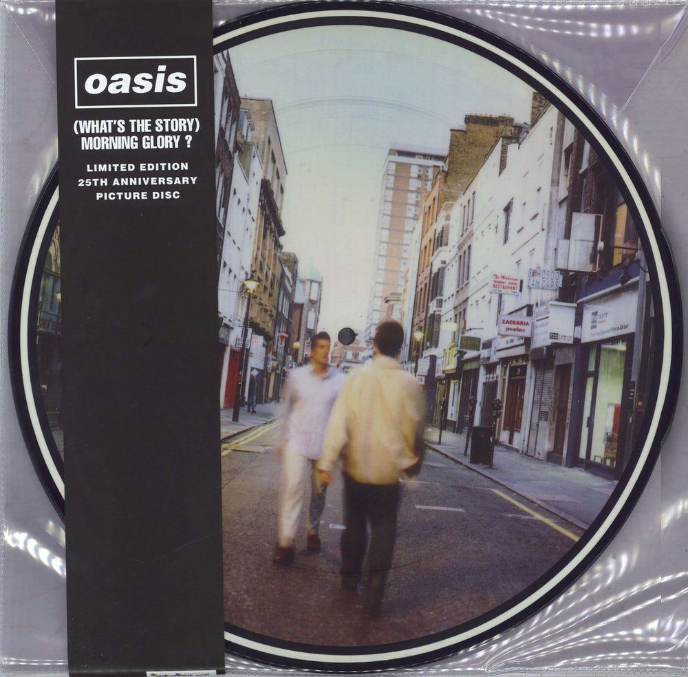 Oasis (What's The Story) Morning Glory? + Replica Handwritten Lyric Sheet - 25th Anniversary UK picture disc LP (vinyl picture disc album) RKIDLP73PD