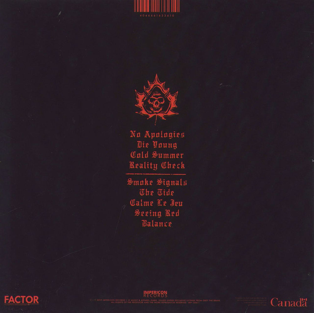 Obey The Brave Balance - Red vinyl UK vinyl LP album (LP record) 4046661633610