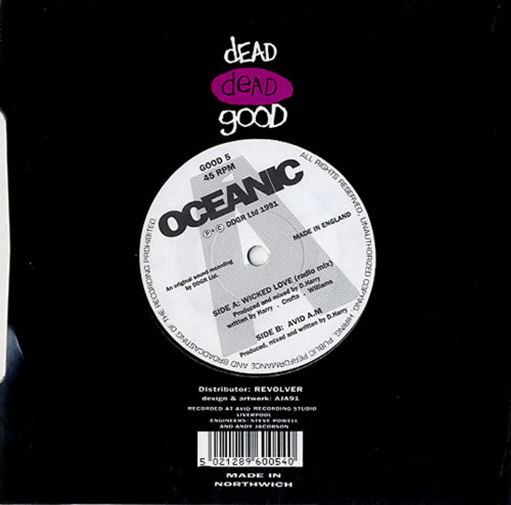 Oceanic Wicked Love UK 7" vinyl single (7 inch record / 45) OCE07WI627758