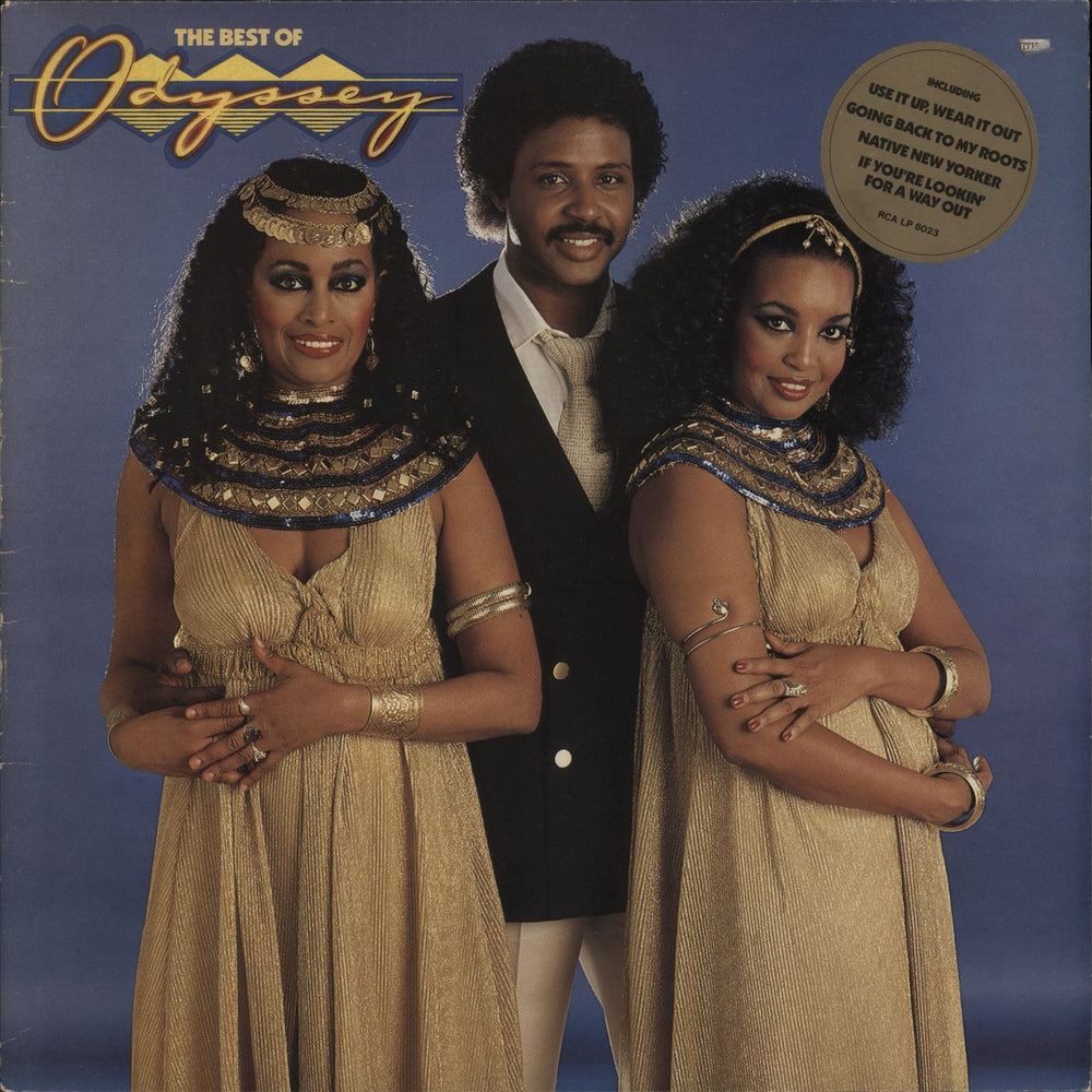 Odyssey The Best Of Odyssey + Hype Sticker UK vinyl LP album (LP record) RCALP6023