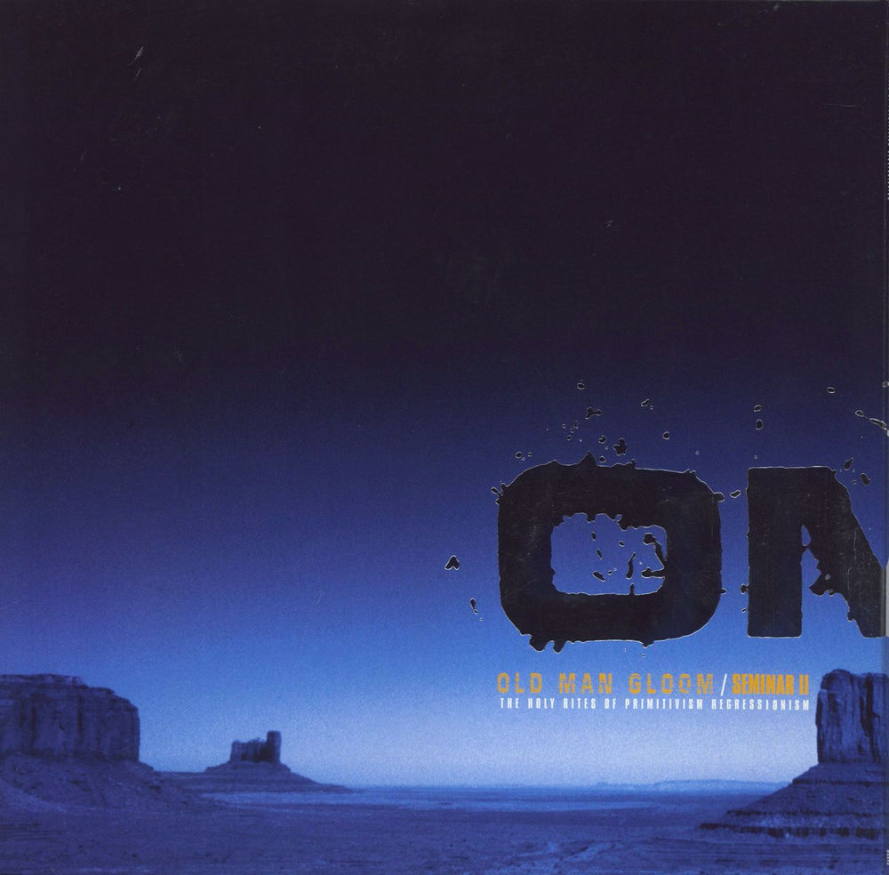 Old Man Gloom Seminar II: The Holy Rites Of Primitivism Regressionism - Blue vinyl US 2-LP vinyl record set (Double LP Album)