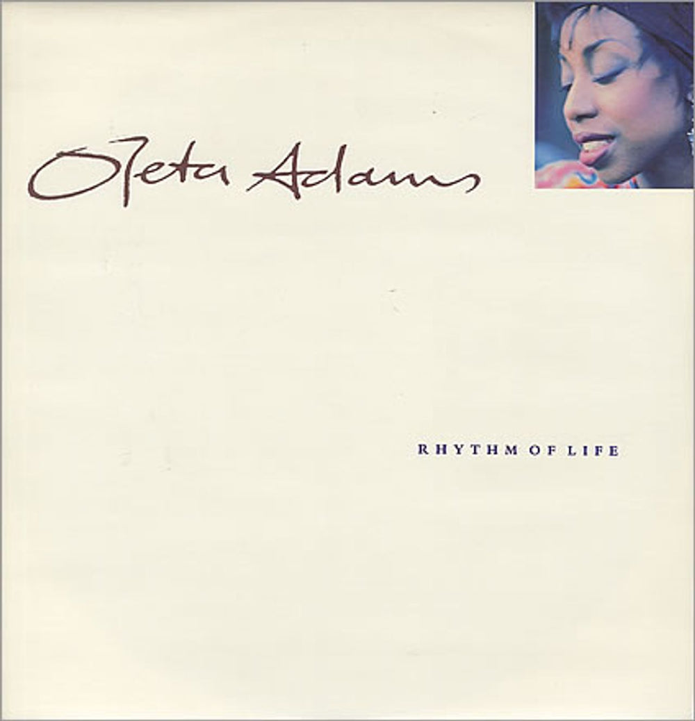 Oleta Adams Rhythm Of Life UK 12" vinyl single (12 inch record / Maxi-single) OLETA112