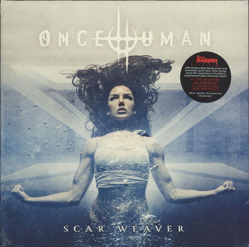 Once Human Scar Weaver - 180gram Crystal Clear Vinyl - Sealed UK vinyl LP album (LP record) 217089EMU