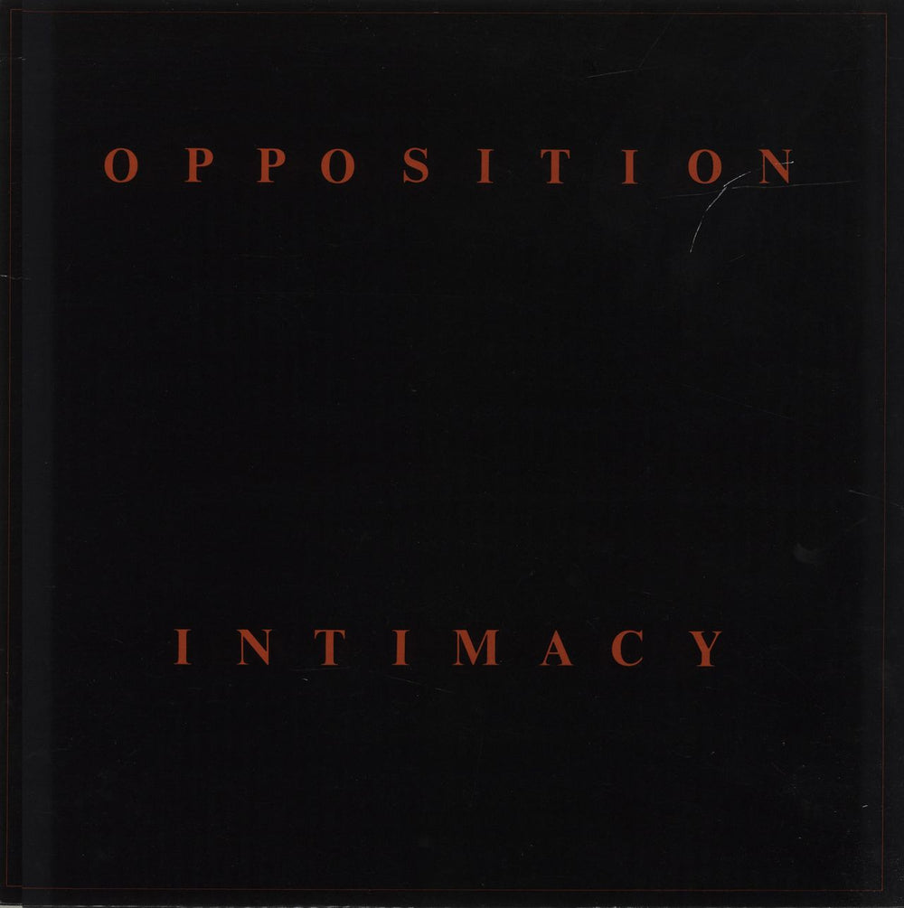 Opposition Intimacy UK vinyl LP album (LP record) CAS1161