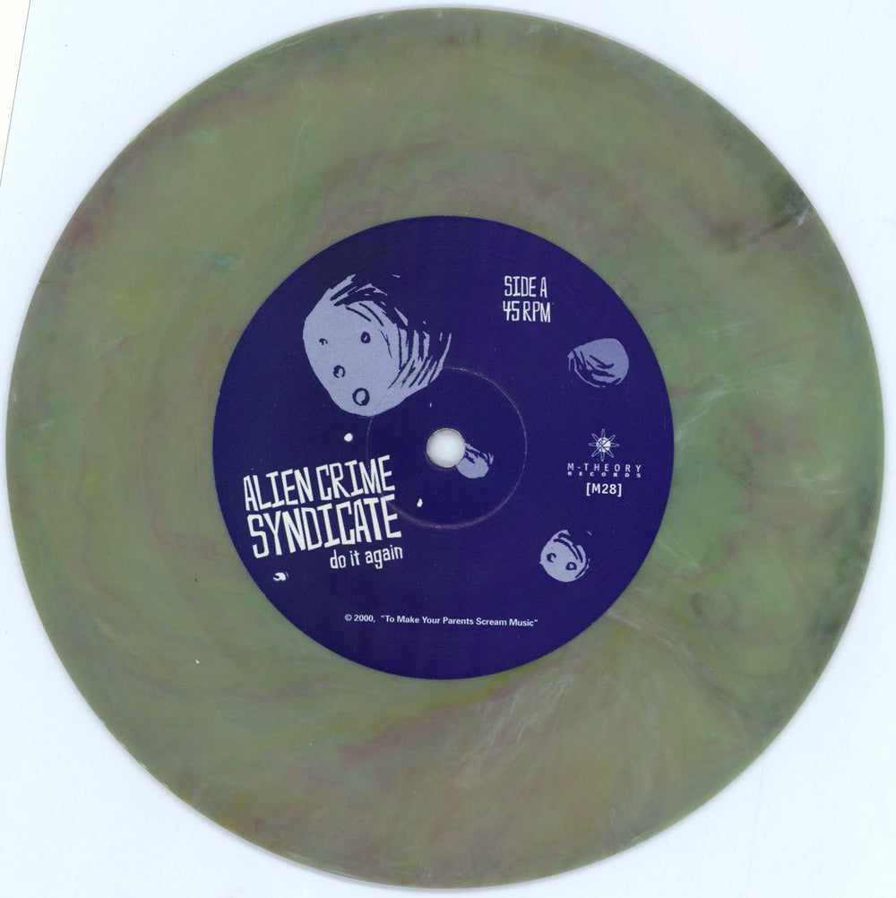 Oranger Do It Again / Nice Ride - Green Vinyl US 7" vinyl single (7 inch record / 45) OUH07DO777484