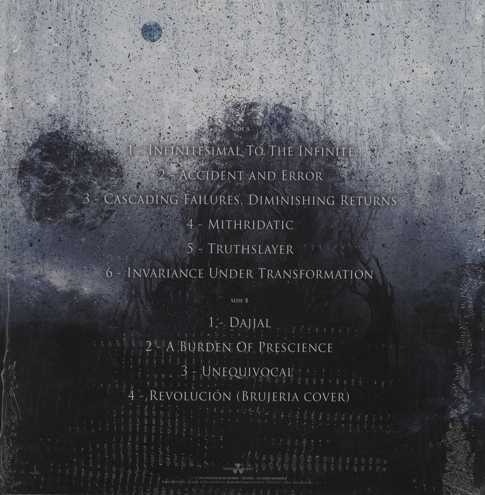 Origin Unparalleled Universe - Clear with Blue Splatter Vinyl US vinyl LP album (LP record)