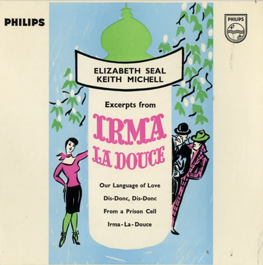 Original Cast Recording Excerpts From Irma La Douce EP UK 7" vinyl single (7 inch record / 45) BBE12242