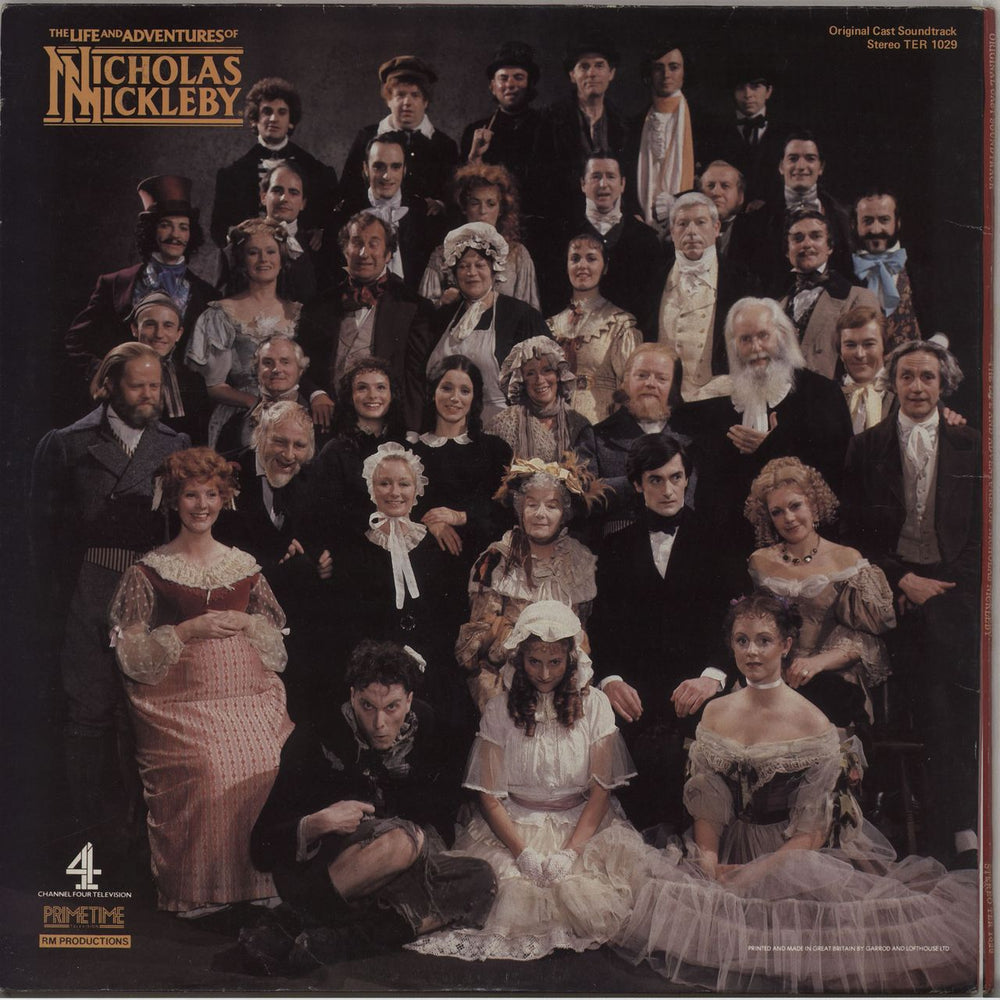 Original Cast Recording The Life And Adventures Of Nicholas Nickleby UK vinyl LP album (LP record) 074643832519