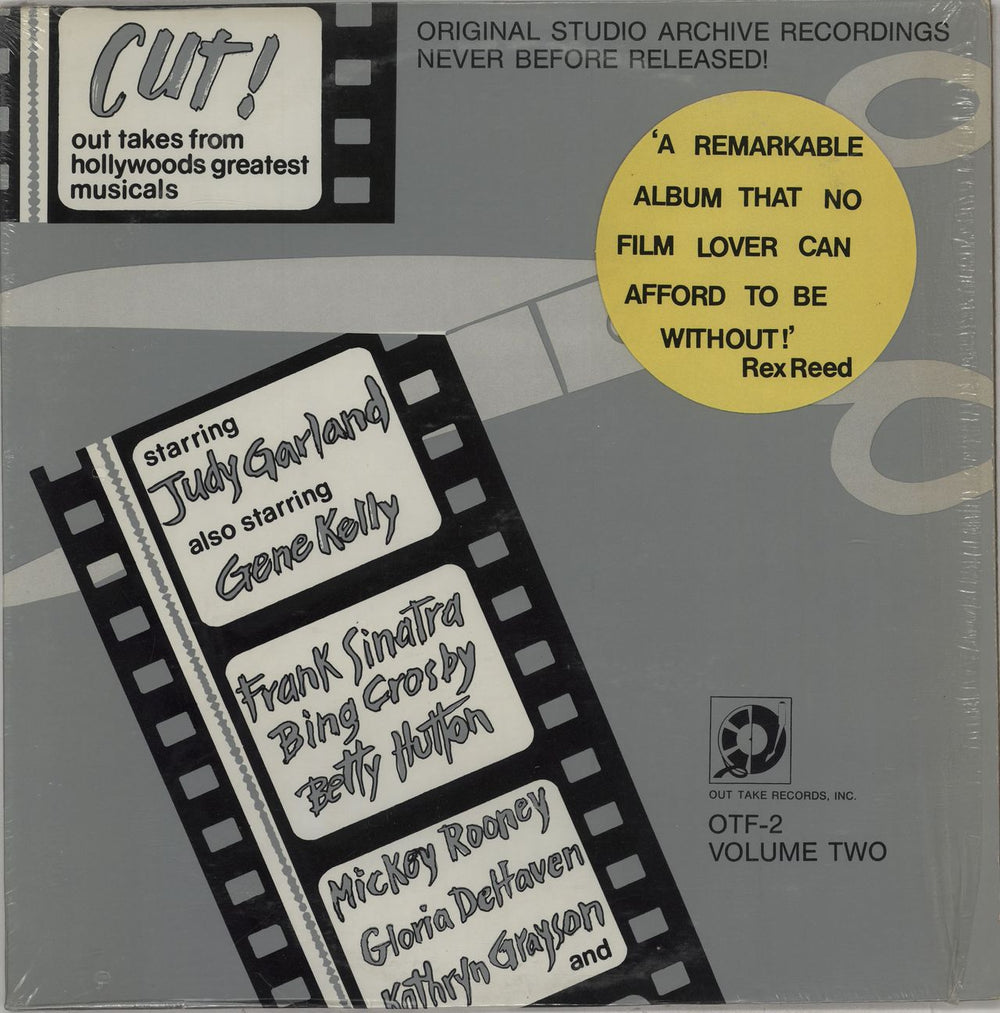 Original Soundtrack Cut! Out Takes From Hollywoods Greatest Musicals Vol. 2 US vinyl LP album (LP record) OTF-2