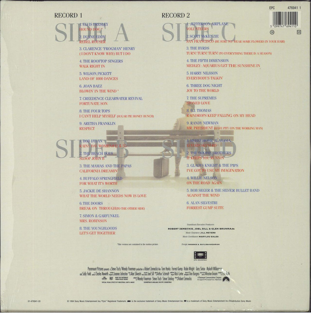 Original Soundtrack Forrest Gump Dutch 2-LP vinyl record set (Double LP Album) 5099747694110