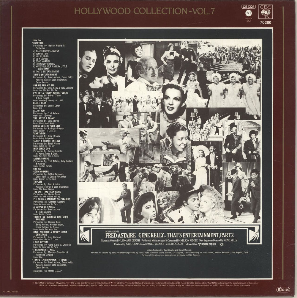 Original Soundtrack That's Entertainment, Part 2 + Poster UK vinyl LP album (LP record)