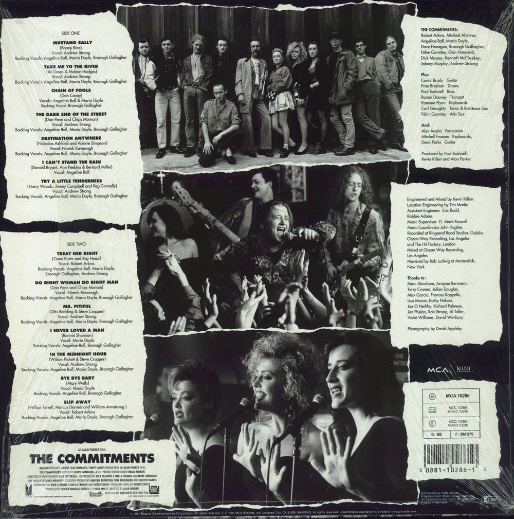 Original Soundtrack The Commitments UK vinyl LP album (LP record) 008811028619