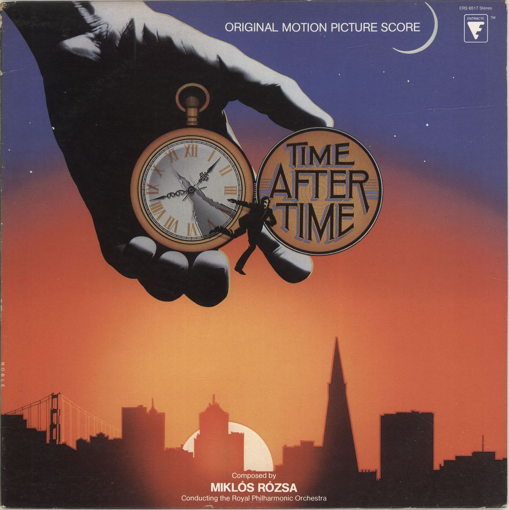 Original Soundtrack Time After Time US vinyl LP album (LP record) ERS6517