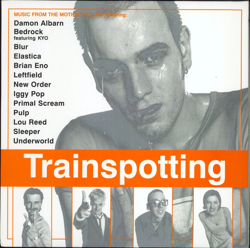 Original Soundtrack Trainspotting - Orange Vinyl UK 2-LP vinyl record set (Double LP Album) 0190295919948