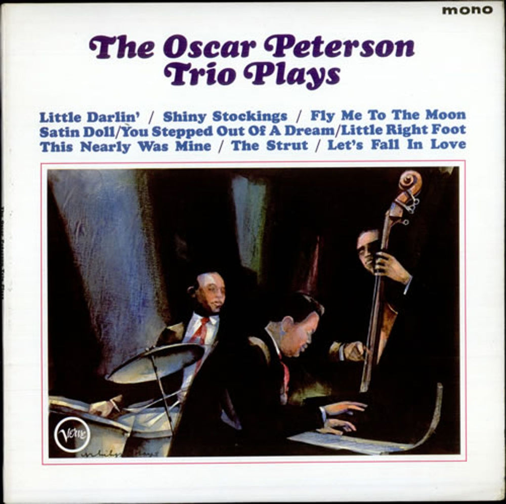 Oscar Peterson The Oscar Peterson Trio Plays UK vinyl LP album (LP record) VLP9071