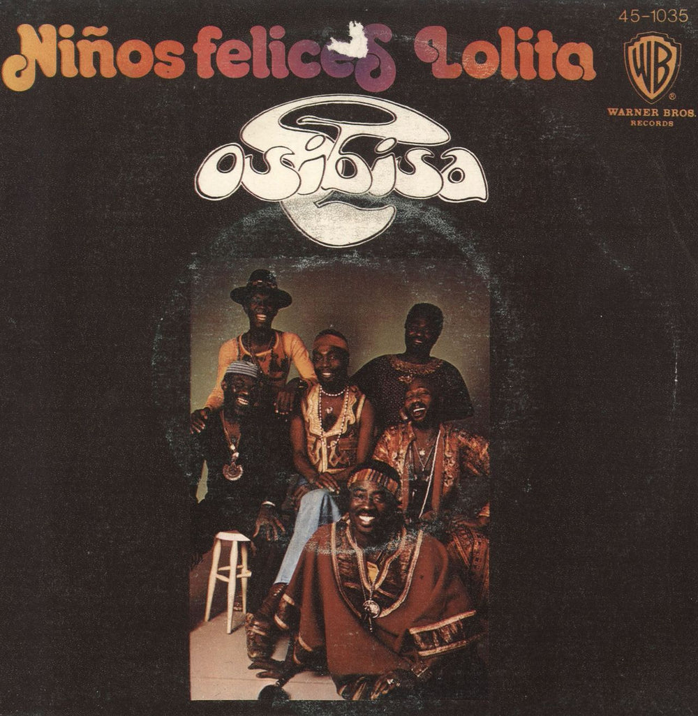 Osibisa Ninos Felices + Sleeve Spanish 7" vinyl single (7 inch record / 45) 45-1035