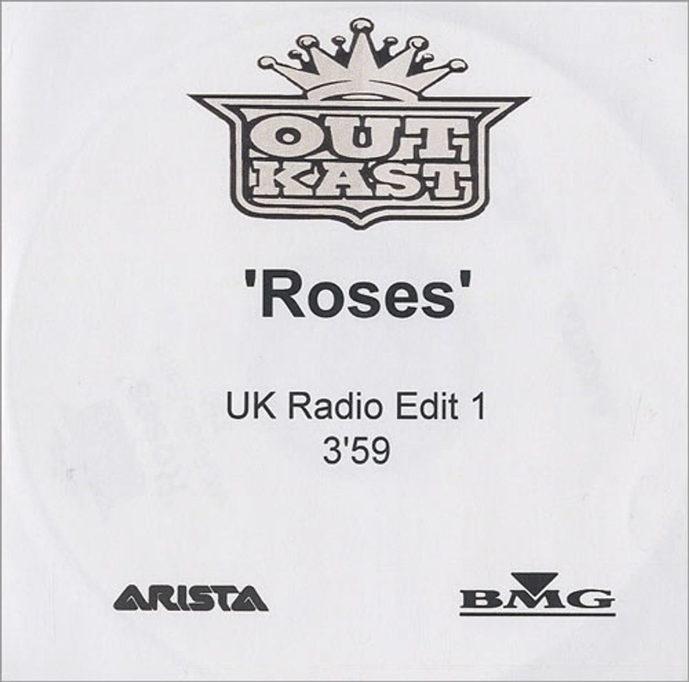 Outkast Roses UK Promo CD-R acetate CDR ACETATE