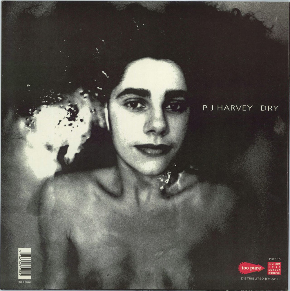 P.J. Harvey Dry UK vinyl LP album (LP record) 5016554701015