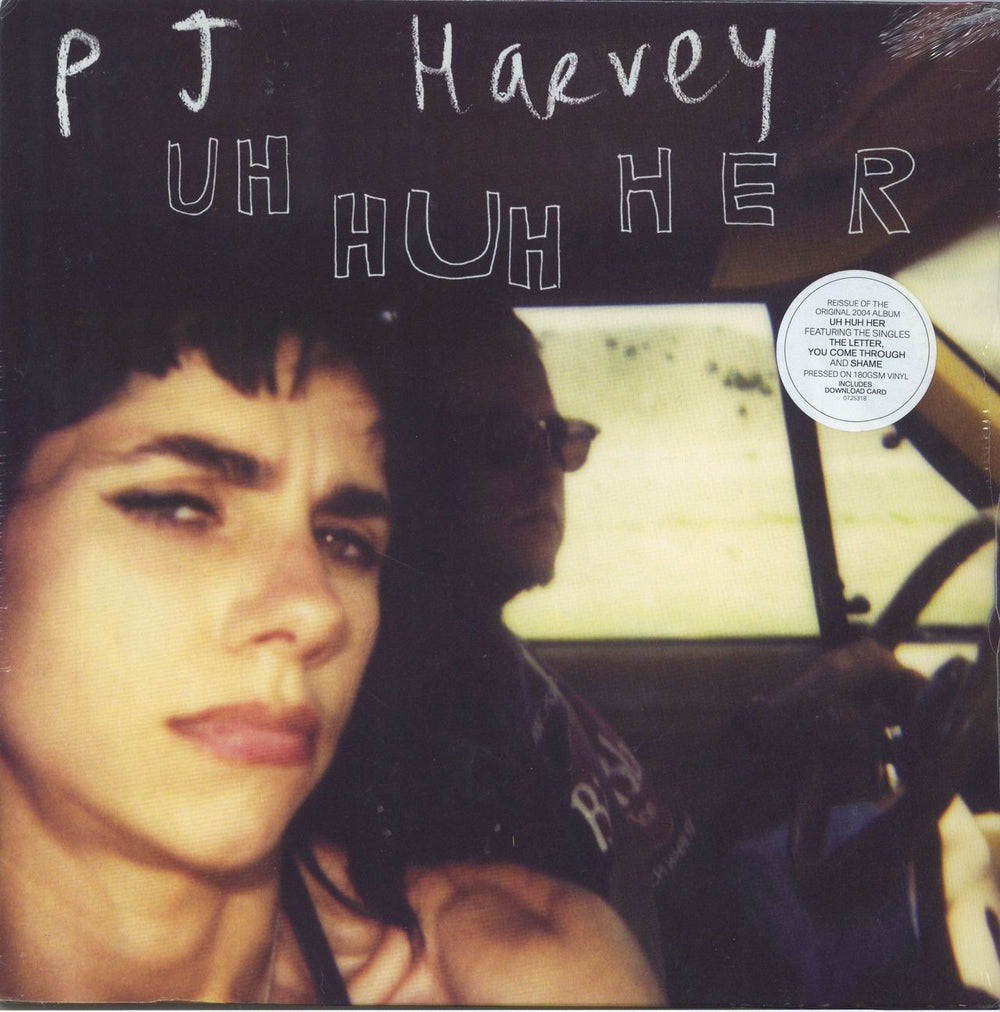 P.J. Harvey Uh Huh Her UK vinyl LP album (LP record) 0725318